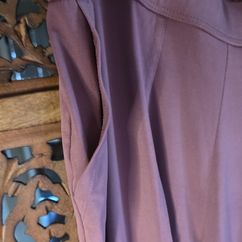 Lisa Rinna Collection Mauve Track Pants - Picture 6 of 7